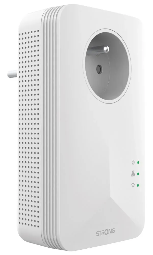 STRONG sada 2 adaptérů Powerline 1000 WF DUO FRV2/ Powerline 1000 Mbit/s/ Wi-Fi 1200 Mbit/s/ 2x LAN/ bílý