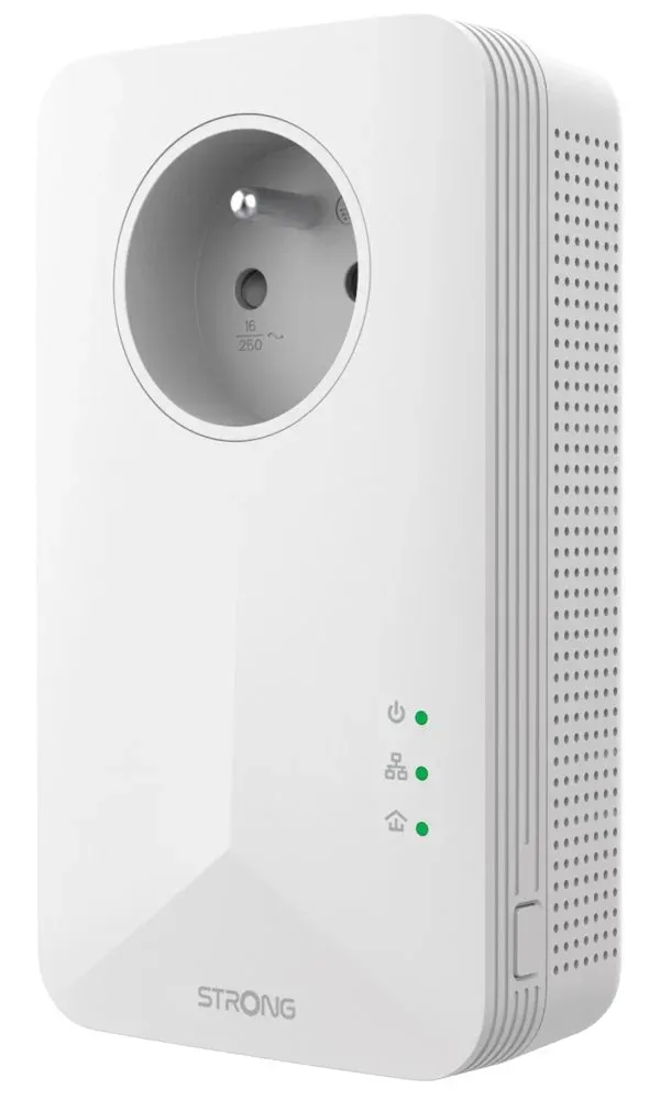 STRONG sada 2 adaptérů Powerline 1000 WF DUO FRV2/ Powerline 1000 Mbit/s/ Wi-Fi 1200 Mbit/s/ 2x LAN/ bílý