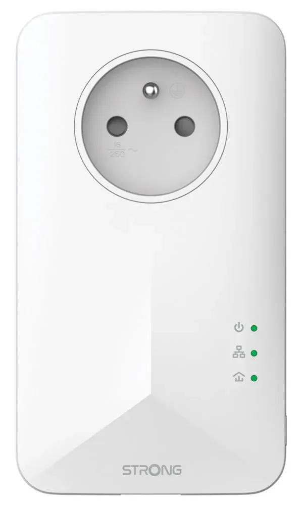 STRONG sada 2 adaptérů Powerline 1000 WF DUO FRV2/ Powerline 1000 Mbit/s/ Wi-Fi 1200 Mbit/s/ 2x LAN/ bílý