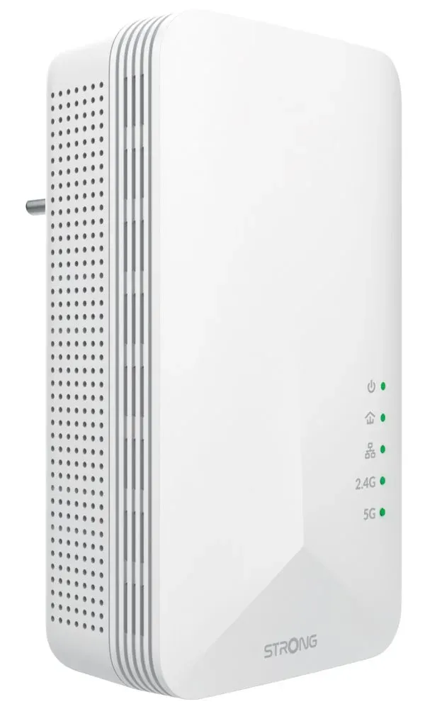 STRONG sada 2 adaptérů Powerline 1000 WF DUO FRV2/ Powerline 1000 Mbit/s/ Wi-Fi 1200 Mbit/s/ 2x LAN/ bílý
