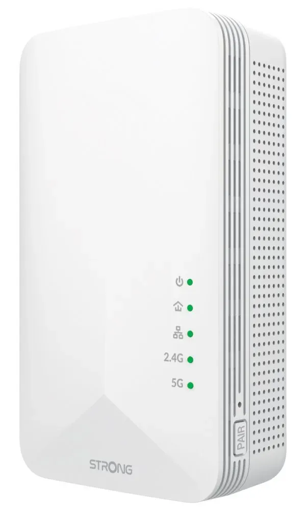 STRONG sada 2 adaptérů Powerline 1000 WF DUO FRV2/ Powerline 1000 Mbit/s/ Wi-Fi 1200 Mbit/s/ 2x LAN/ bílý