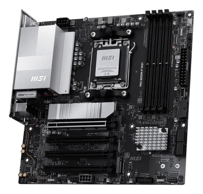 MSI PRO B850M-P WIFI/AM5/4x DDR5 UDIMM/mATX