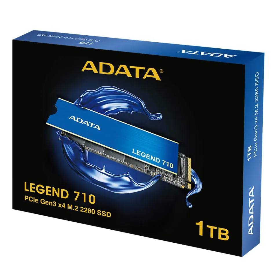 ADATA SSD 1TB LEGEND 710 PCIe Gen3x4 M.2 2280 (R:2400/ W:1800MB/s)