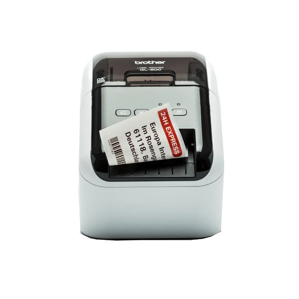 BROTHER tiskárna štítků QL-800 - 62mm, termotisk, USB, Profesionální Síťová Tiskárna Štítků - pošk. obal