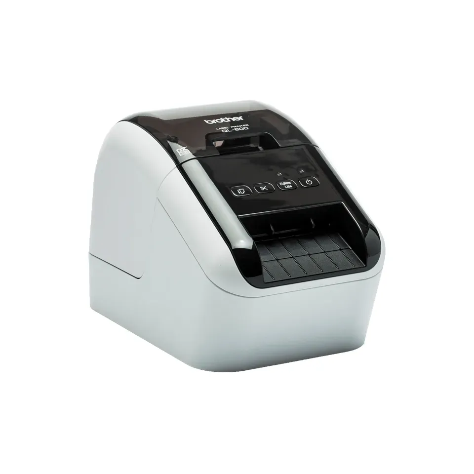 BROTHER tiskárna štítků QL-800 - 62mm, termotisk, USB, Profesionální Síťová Tiskárna Štítků - pošk. obal