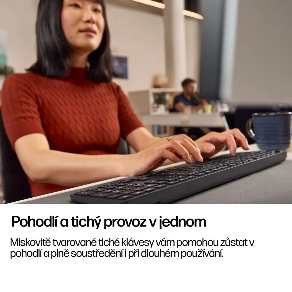 HP Wireless Multi-Device Dual-Mode Keyboard 495K CZ-SK