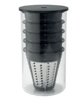 WMF KITCHENminis Salad-to-go struhadlo, 150 W, nerezová ocel, krájecí nástavce
