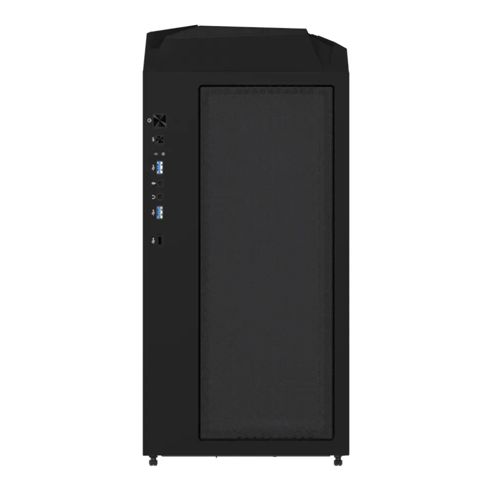 GIGABYTE skrín case GB-C301G, RGB Lighting, bez zdroje, transparentní bok, Mid t