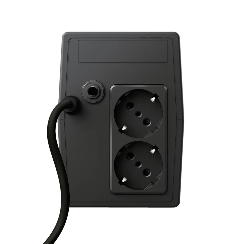 TRUST UPS Paxxon 800VA UPS with 2 standard wall power outlets
