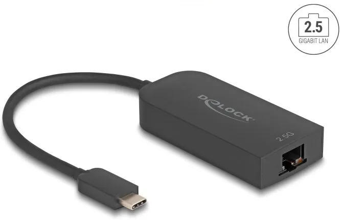 Delock Adaptér USB Type-C sítě 2,5 Gigabit LAN