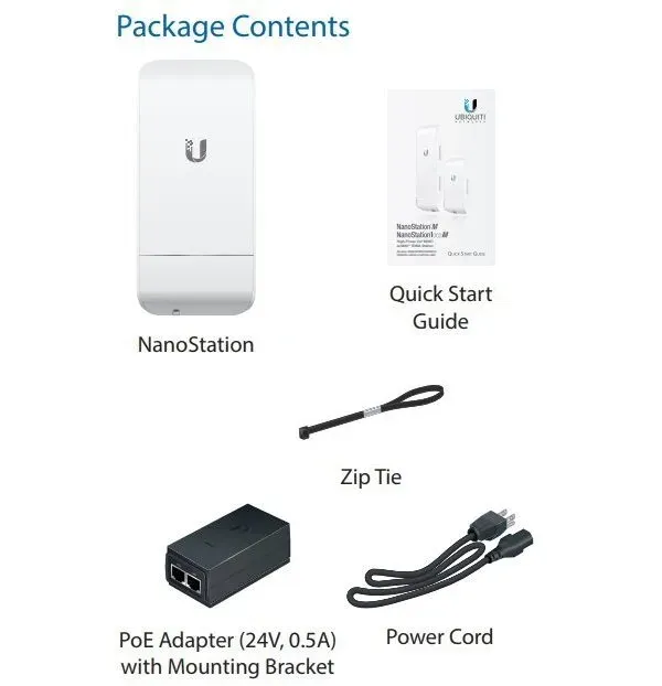 Ubiquiti NanoStation M2 outdoor MIMO 2,4GHz 11dBi