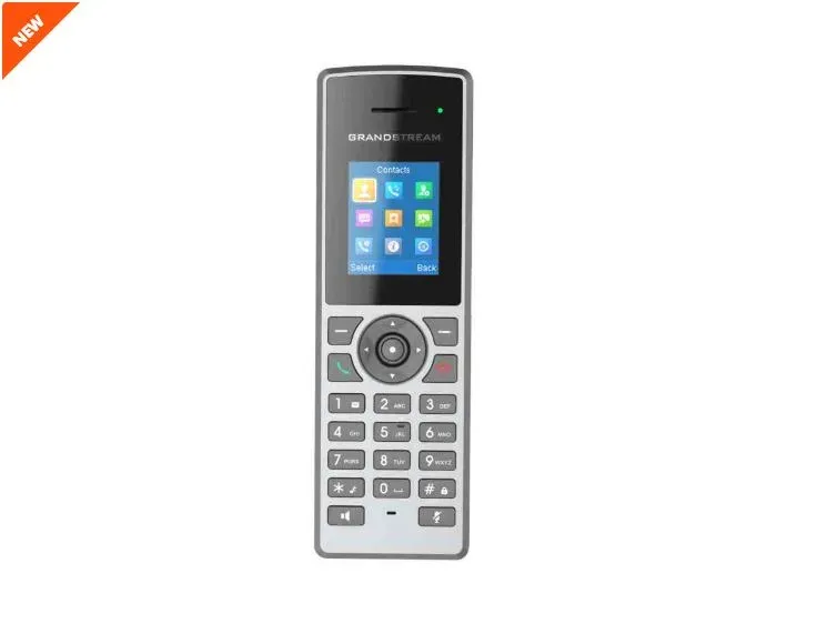 Grandstream DECT ručka DP722, 1,8" TFT bar. displej, 3.5mm jack, Micro-USB, 3cest. audiokonf.