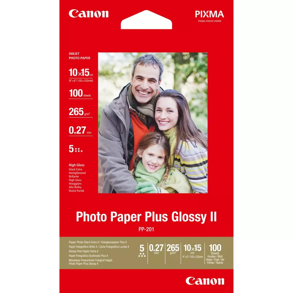 Cano PHOTO PAPER PLUS (PP-201), 4x6", 100 listů