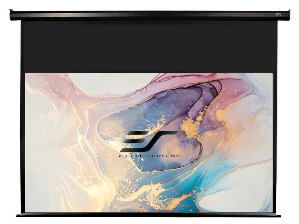 ELITE SCREENS plátno elektrické motorové 135" (342,9cm)/ 16:9/ 168,1×299cm/ gain 1.1/ case černý/ 24" drop