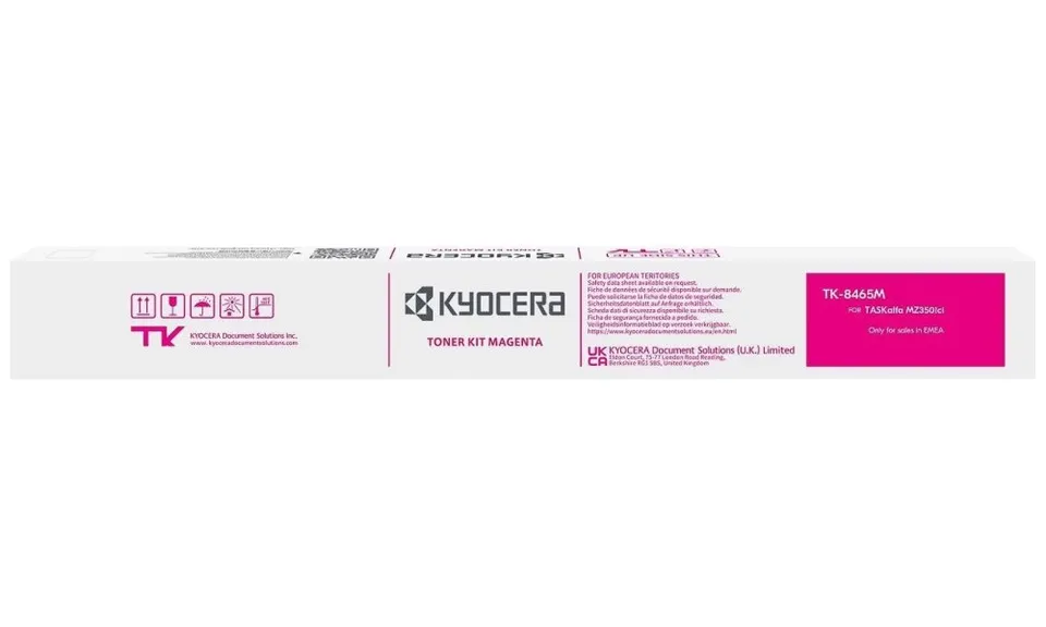 Kyocera Toner TK-8465M magenta na 20 000 A4 (při 5% pokrytí), pro TASKalfa MZ3501ci
