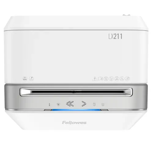 Fellowes Skartovač LX 211 bílý 15 listů/23L/NBÚ3/křížový řez