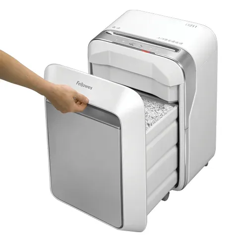 Fellowes Skartovač LX 211 bílý 15 listů/23L/NBÚ3/křížový řez