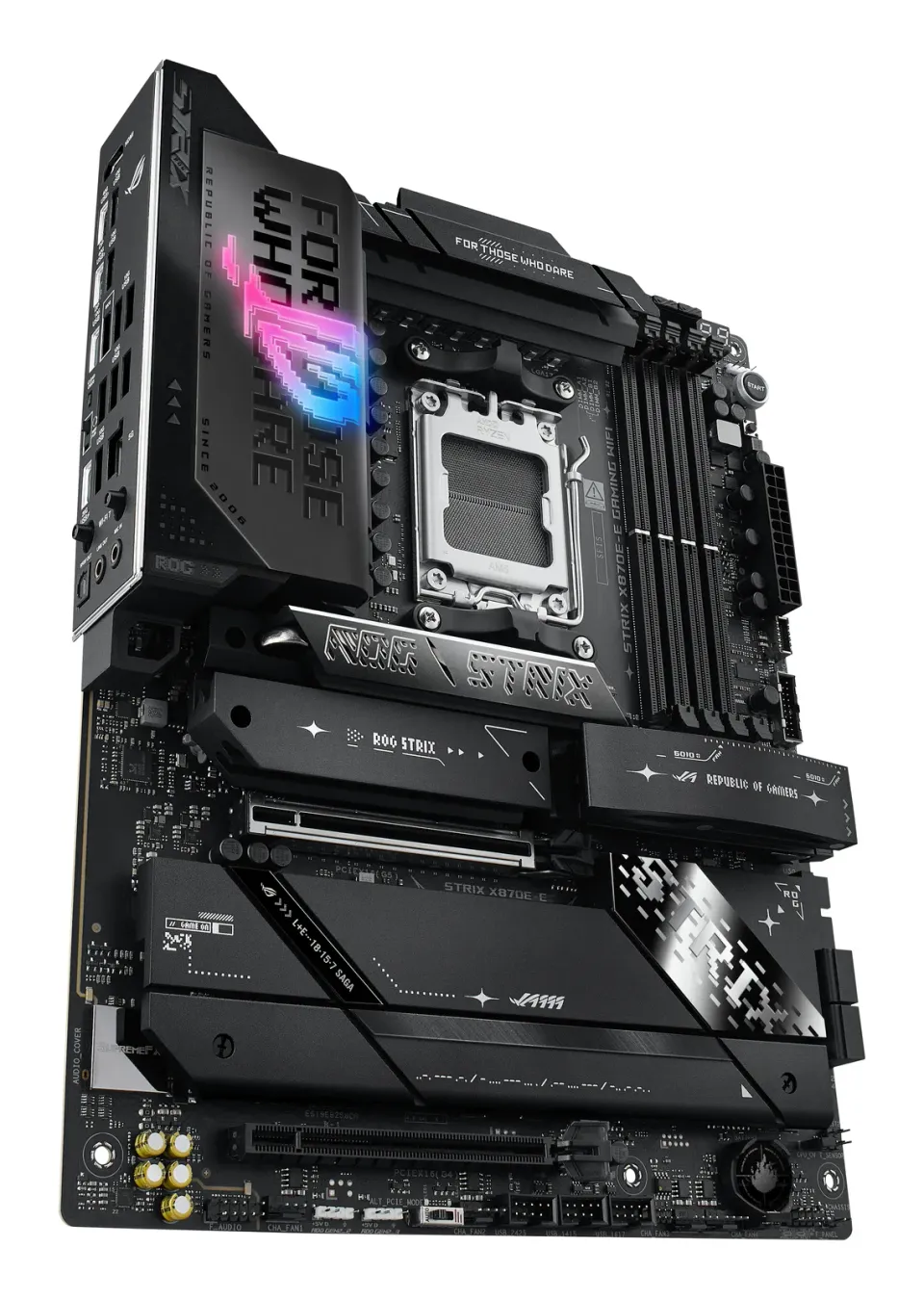 ASUS MB Sc AM5 ROG STRIX X870E-E GAMING WIFI, AMD X870, 4xDDR5, 1xHDMI, 2xUSB4, WiFi