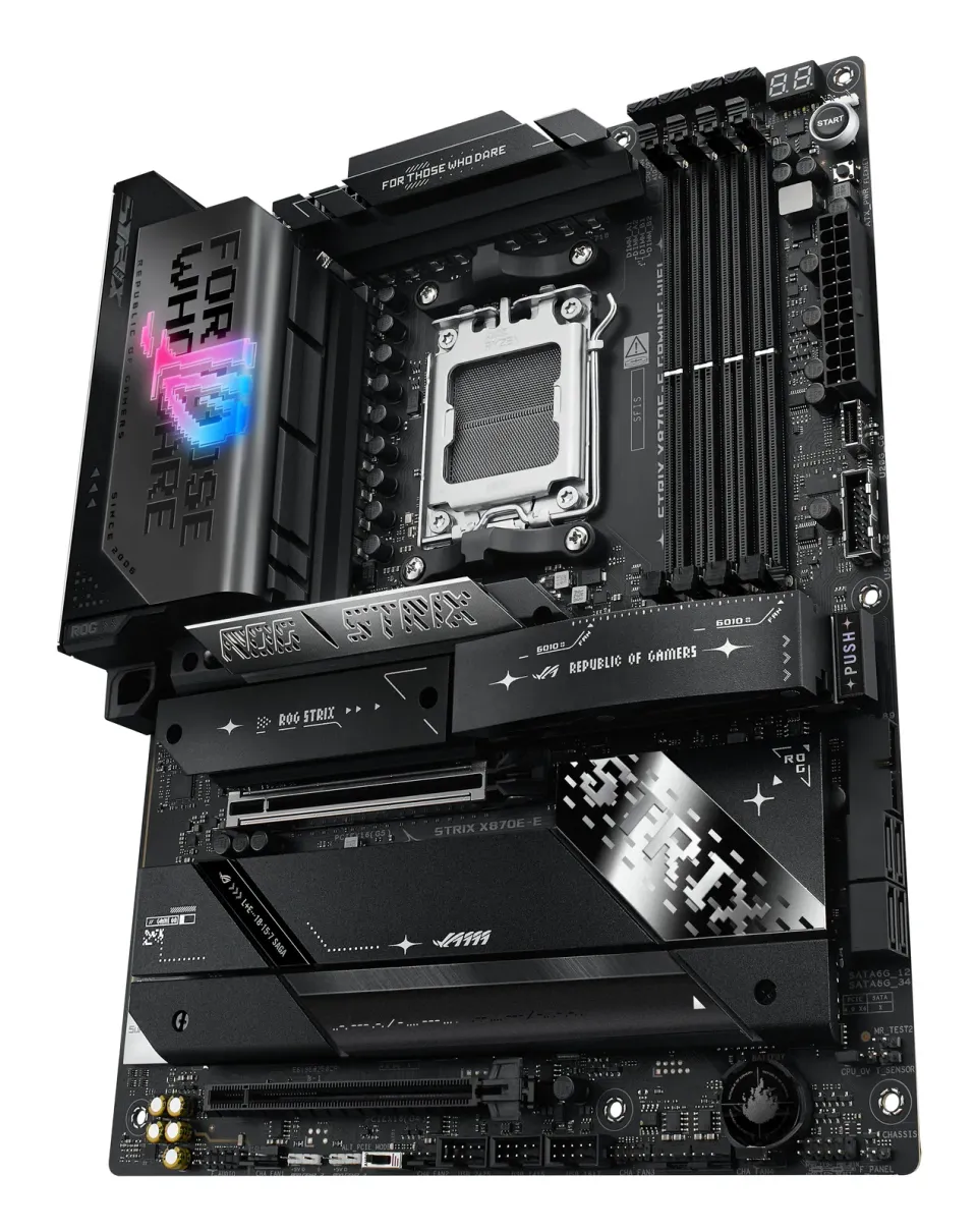 ASUS MB Sc AM5 ROG STRIX X870E-E GAMING WIFI, AMD X870, 4xDDR5, 1xHDMI, 2xUSB4, WiFi
