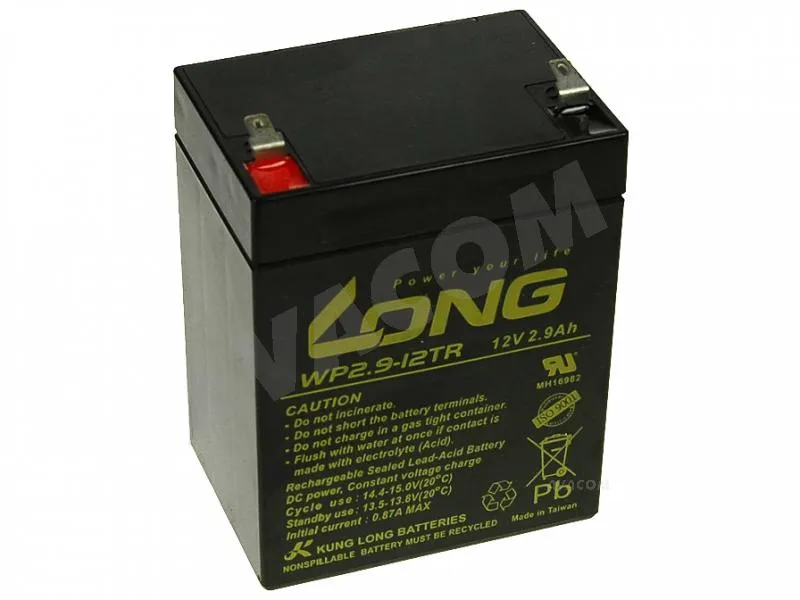Avacom Long Baterie 12V 2,9Ah olověný akumulátor F1