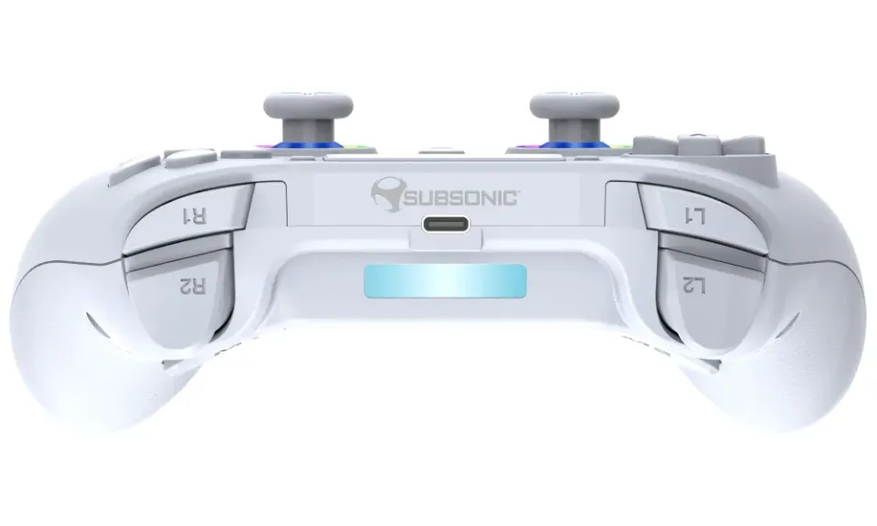 SUBSONIC by SUPERDRIVE herní ovladač WIRELESS LED CONTROLLER PS5/ PC/ Bílý