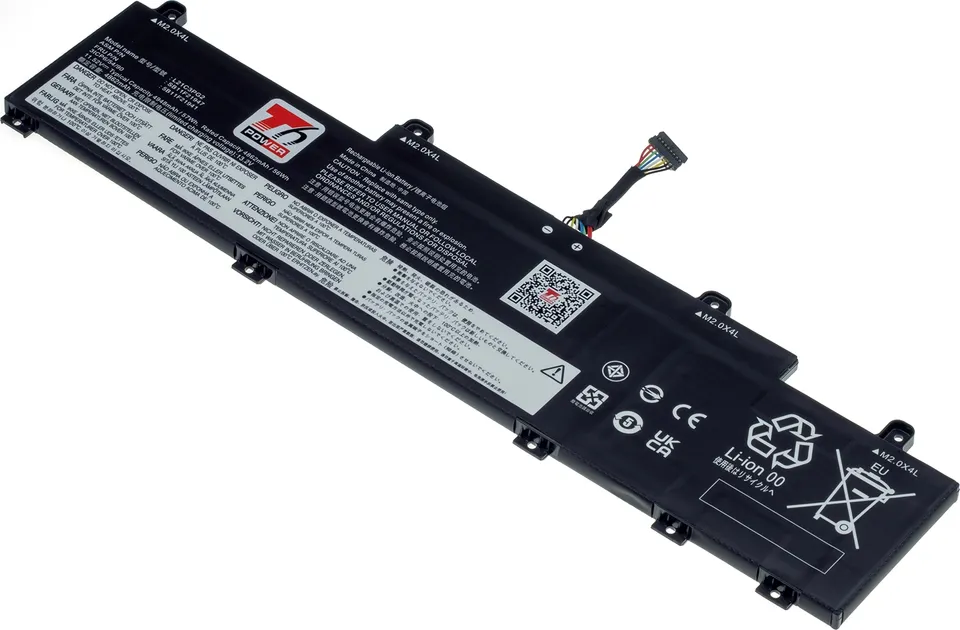 Baterie T6 Power pro Lenovo ThinkPad L14 Gen 3, Gen 4, L15 Gen 3, Gen 4, 4948mAh, 57Wh, 3cell