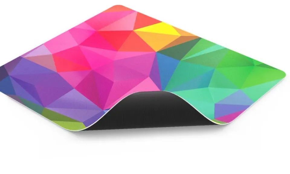 Endorfy Crystal Spectrum L Podložka pod myš, herní, 450×400×3mm, voděodolná, duh