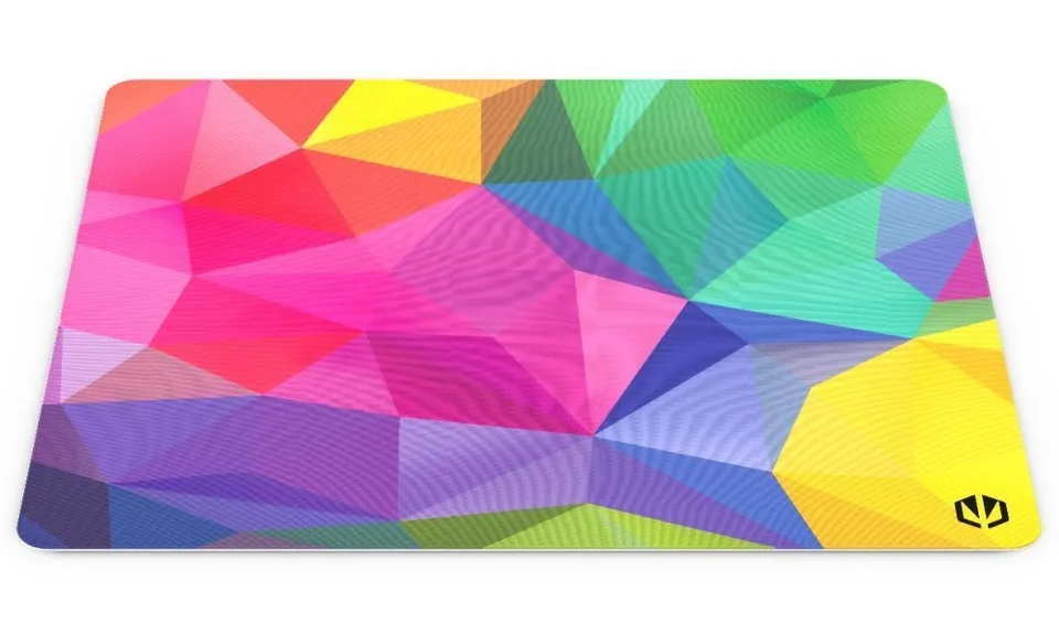 Endorfy Crystal Spectrum L Podložka pod myš, herní, 450×400×3mm, voděodolná, duh