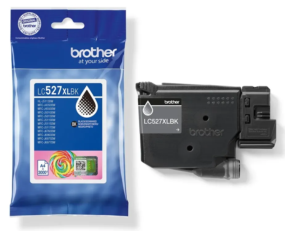 Brother LC527XLBK (inkoust black, 3000 str.)