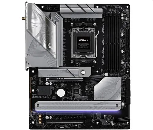 ASROCK B850 LIVEMIXER WIFI (AM5, amd B850, 4xDDR5, PCIE 5.0, HDMI, 2xSATA3 +3xM.2, USB3.2 G2x2, GLAN 2,5G, ATX)