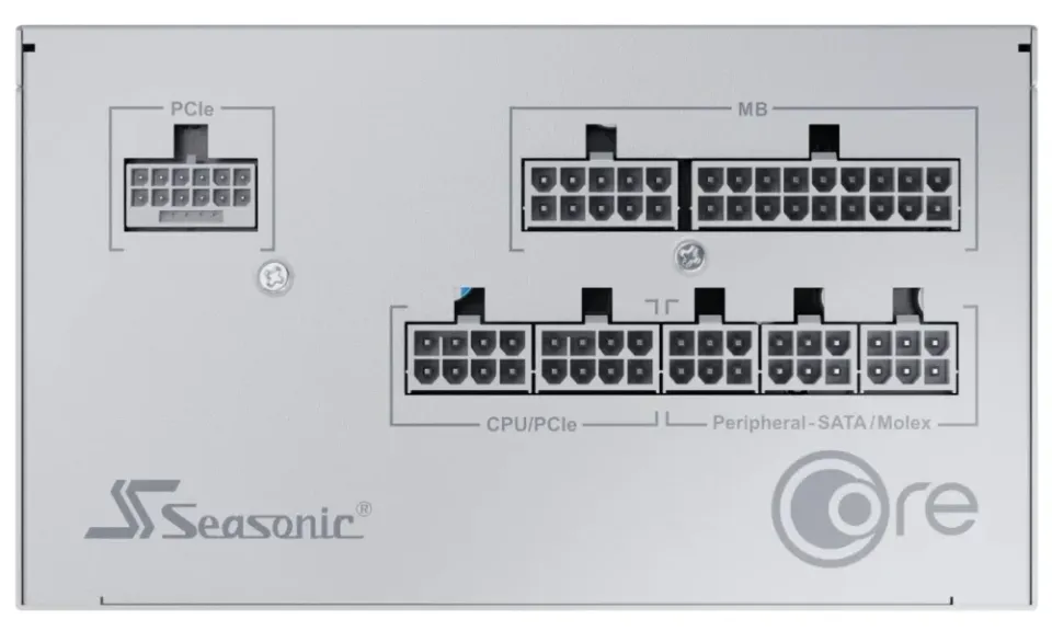 SEASONIC zdroj 650W Core GX-750, ATX 3.1, 80+ Gold, bílý