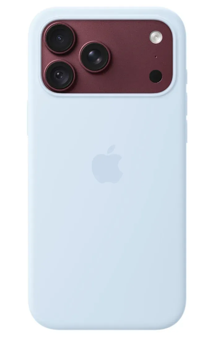 iPhone 18 Pro Max Silicone Case with MS - Cr.Blue