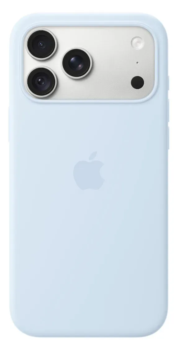 iPhone 18 Pro Max Silicone Case with MS - Cr.Blue