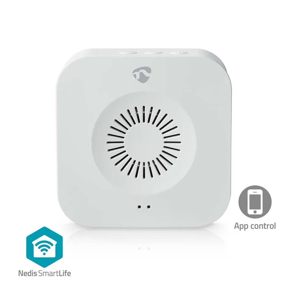 Nedis WIFICDPC20WT - SmartLife Zvonek| Napájení z baterie | 4 Zvuky | 4.5 V DC /
