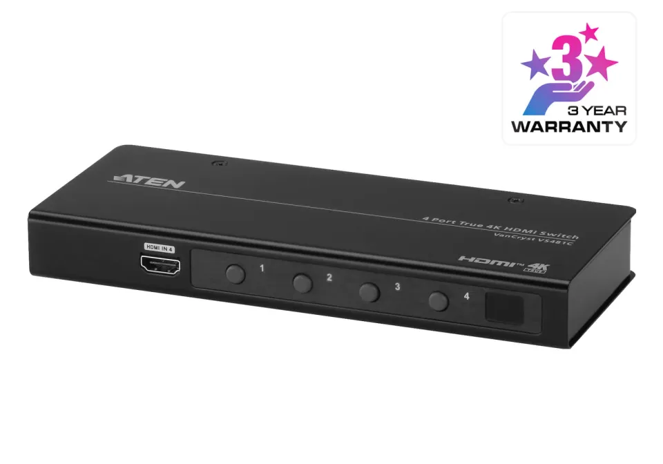 ATEN VS481C-AT-G 4-Port True 4K HDMI Switch