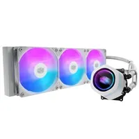 Cooler Master vodní chladič MasterLiquid Core Nex Digital 360 White ARGB, 3x 120mm, ARGB, LGA1851, AM5, Bílá