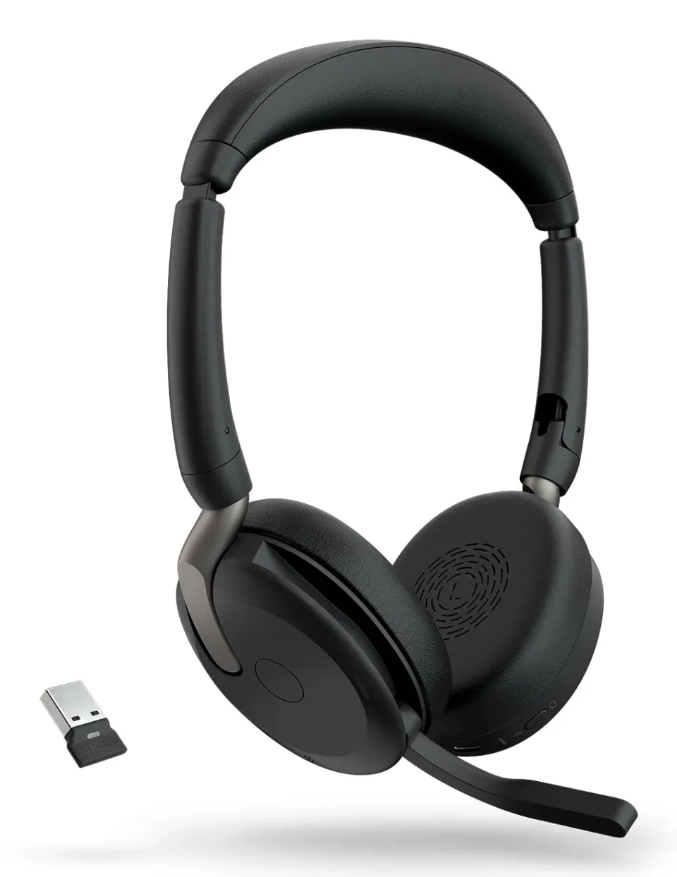 Jabra Evolve2 65 Flex/Stereo/ANC/USB/BT-USB/Bezdrát/Černá
