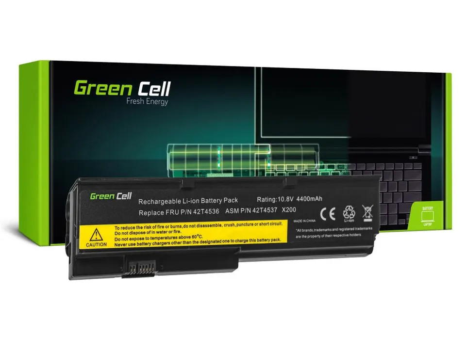Green Cell Battery 42T4650 for Lenovo ThinkPad X200 X201 X200s X201i (LE16)