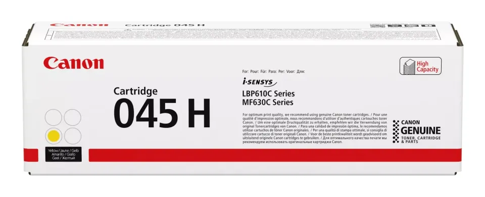 CANON CRG 045 H Y originální toner žlutý