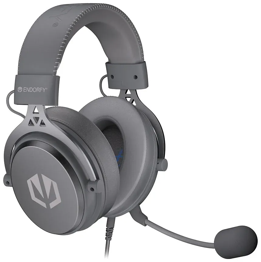 Endorfy VIRO Plus USB Alt Grey Headset,herní,náhlavní,drátový,odnímatelný mik.,5
