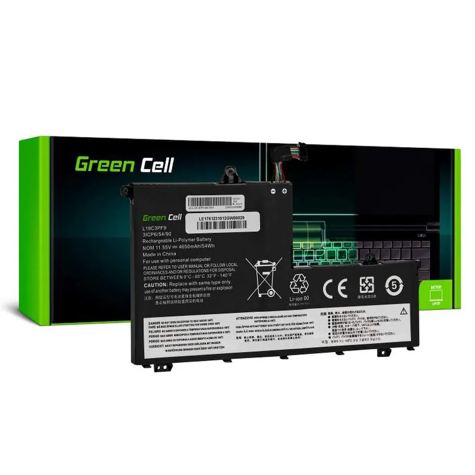 Green Cell Battery L19C3PF1 L19D3PF1 L19L3PF8 L19M3PF1 for Lenovo ThinkBook 14-I