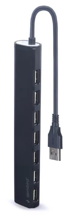 GEMBIRD compact USB 2.0 hub with 7 ports