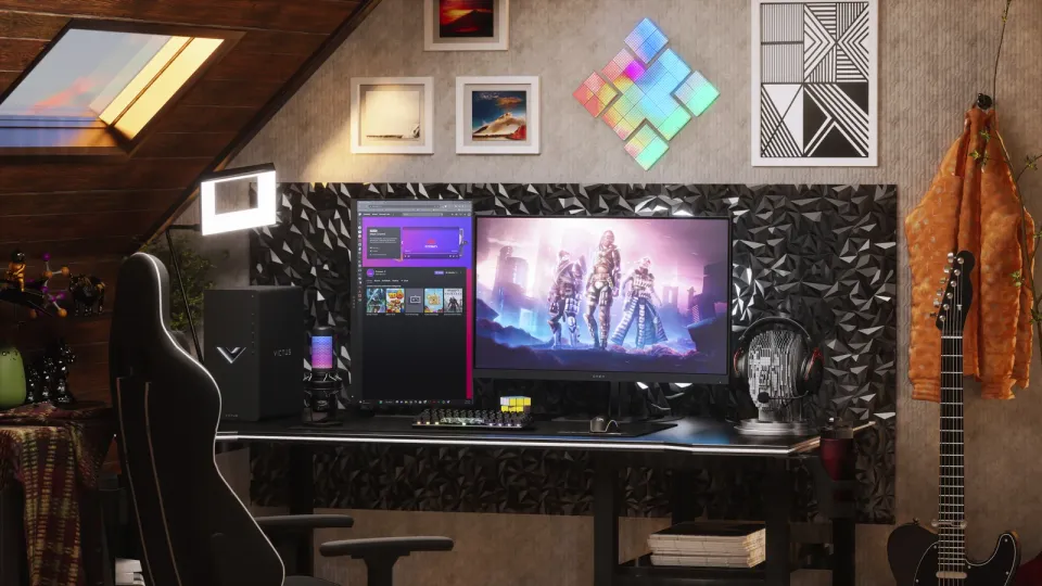 LCD HP OMEN 32q; 80 cm, 31,5", QHD 2560×1440; 165Hz; 400 nits; 2x HDMI 2.0, 1x DisplayPort 1.4