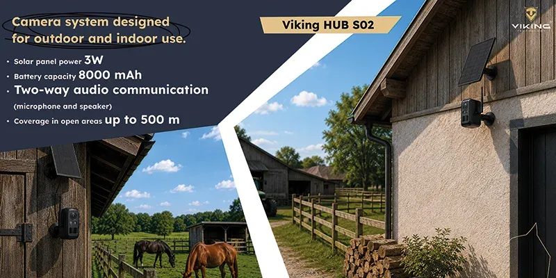 Viking Set solárních kamer HUB S02