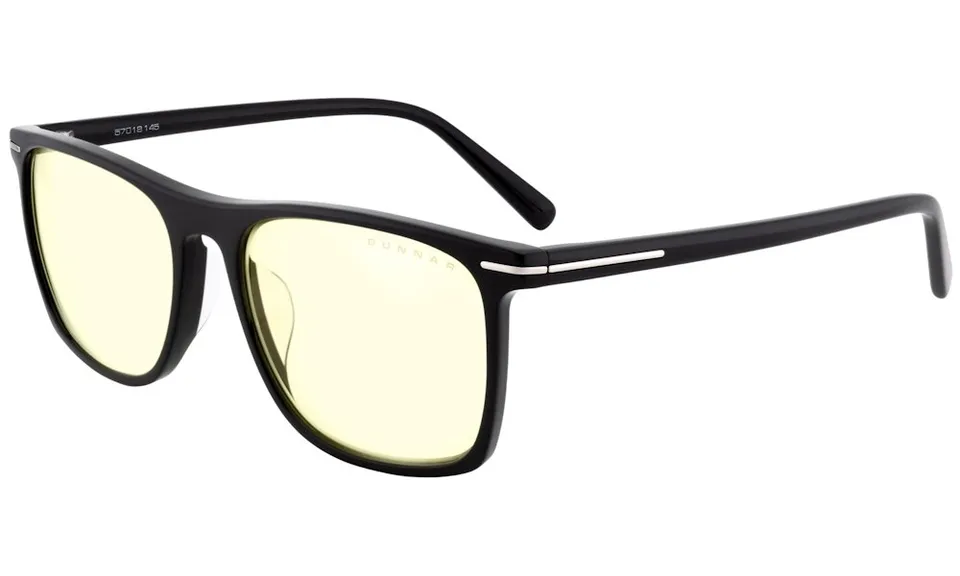 GUNNAR kancelářske/herní brýle HAYWARD ONYX jantarová skla BLF 65 GUNNAR focus