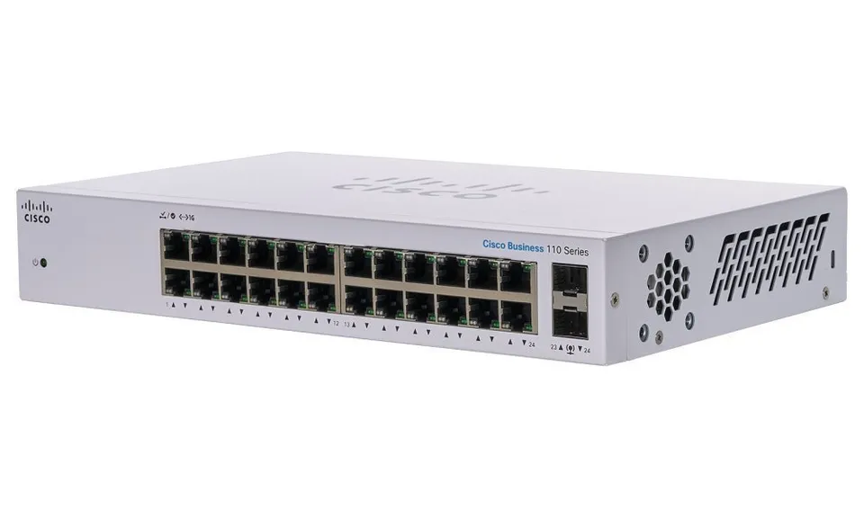 Cisco CBS110 Unmanaged 24-port GE, 2x1G SFP Shared