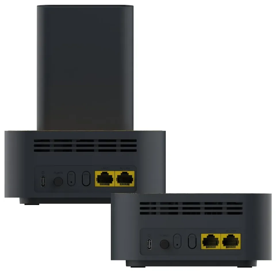 STRONG HOPI-5G-DM6/ sada 3v1/ 5G mobilní hotspot/ Wi-Fi dokovací stanice/ Wi-Fi 6/ nano SIM/ USB-C/ 2x LAN/ černý
