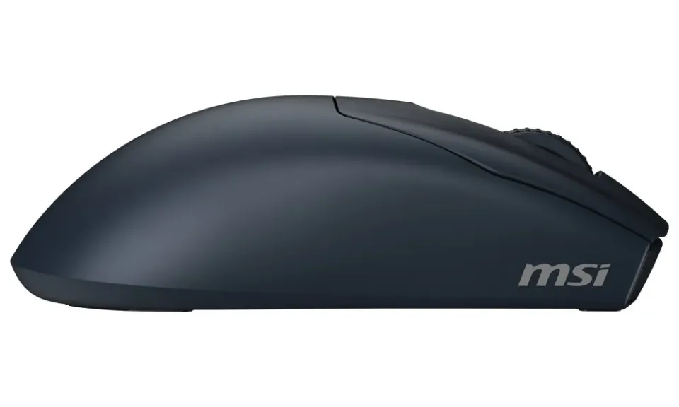 MSI herní myš FORGE GM340 Wireless Navy/ bezdrátová/ 12.000 dpi/ 2,4GHz/ BT5.2/ USB/ 6 tlačítek/ tmavě modrá
