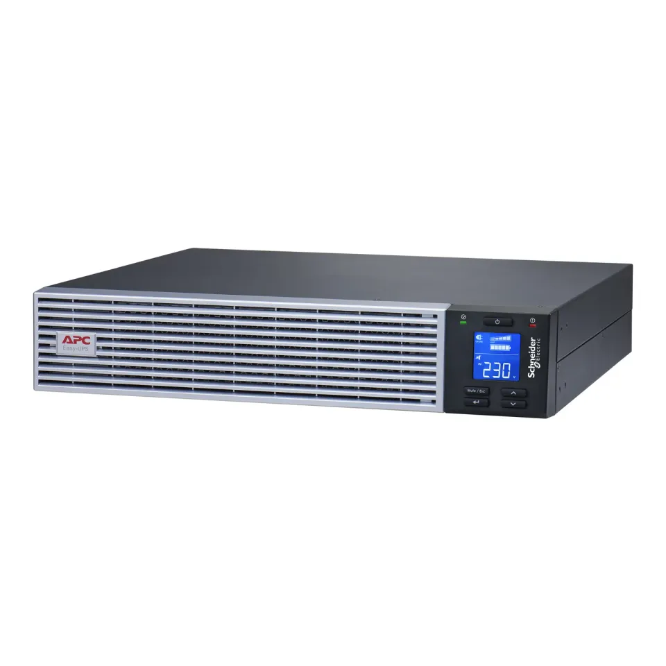 APC Easy UPS On-Line, 1000VA/900W Li-ion, Rack/Tower 2U, 230V, 6 IEC C13 outlets, Intelligent Card Slot, W/ rail kit