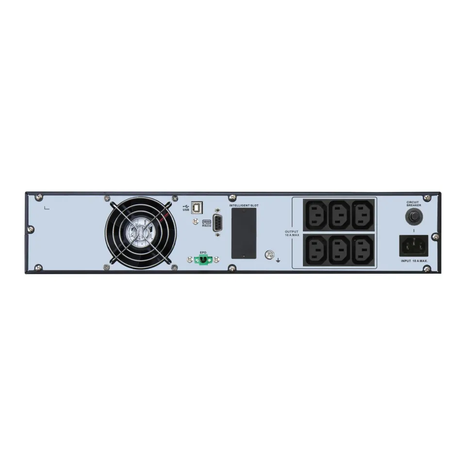APC Easy UPS On-Line, 1000VA/900W Li-ion, Rack/Tower 2U, 230V, 6 IEC C13 outlets, Intelligent Card Slot, W/ rail kit